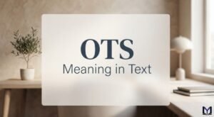 ots meaning
