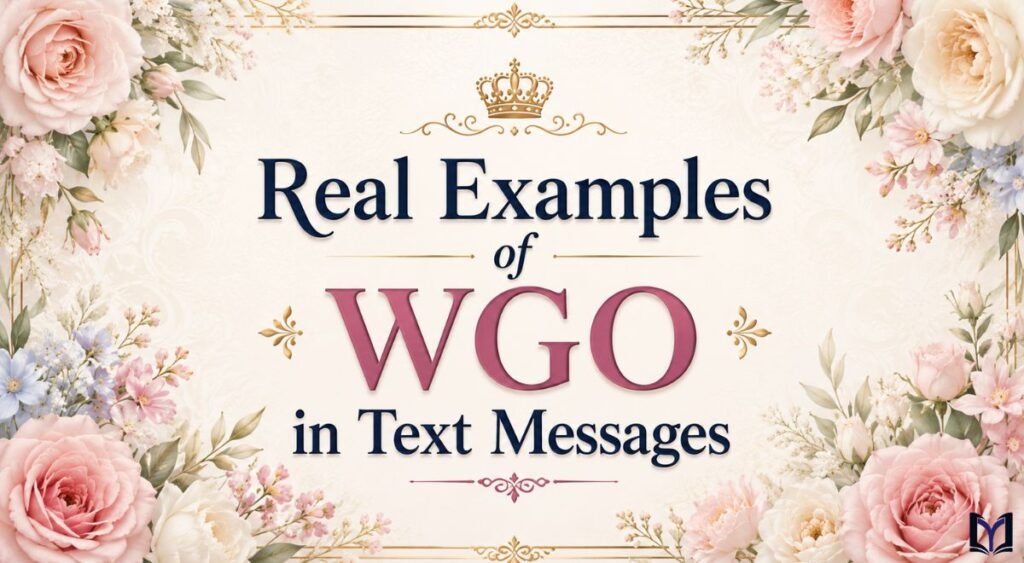 Real Examples of WGO in Text Messages