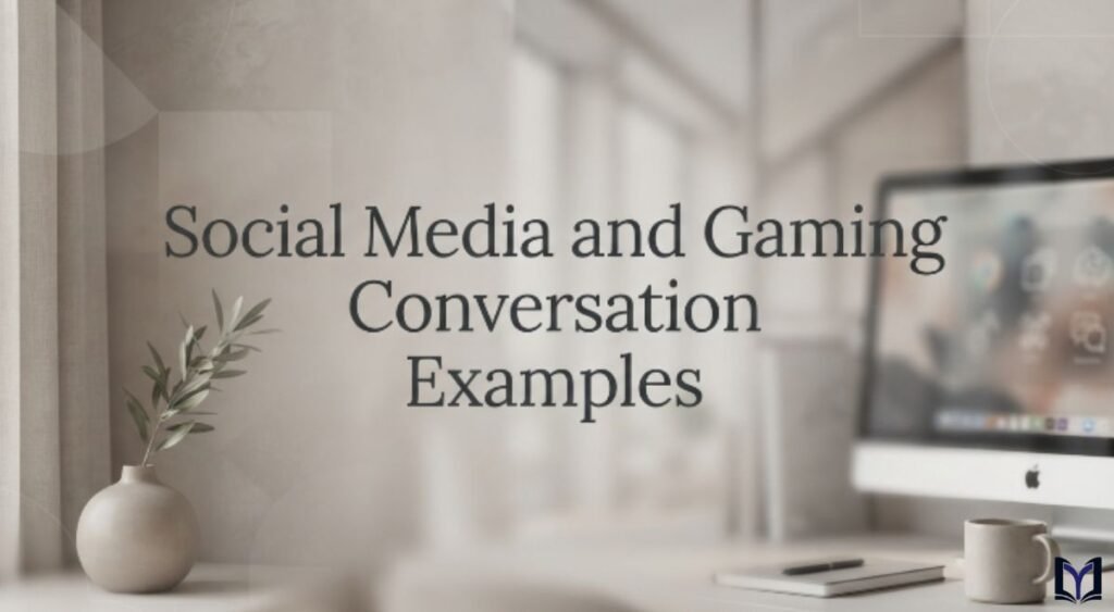 Social Media and Gaming Conversation Examples