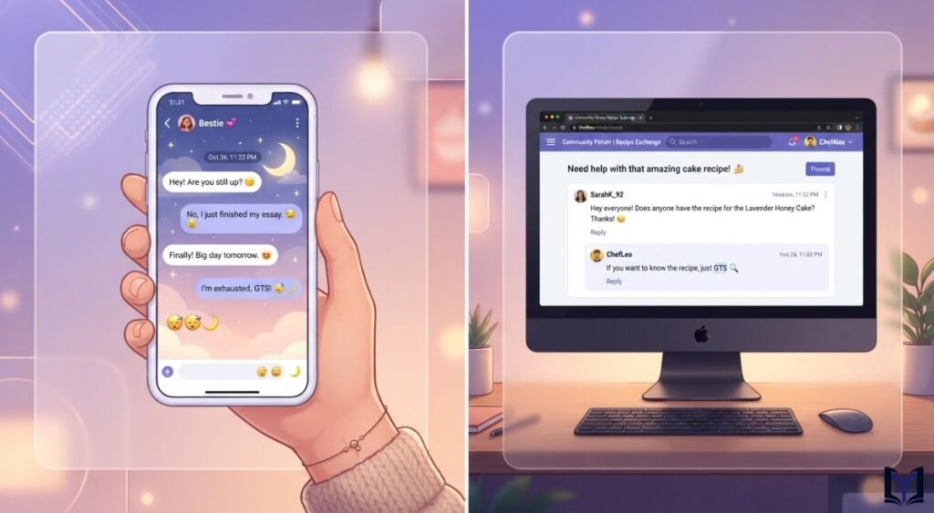 How Is GTS Used in Texting and Online Chats?