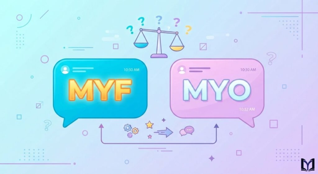 MYF vs. Similar Texting Abbreviations