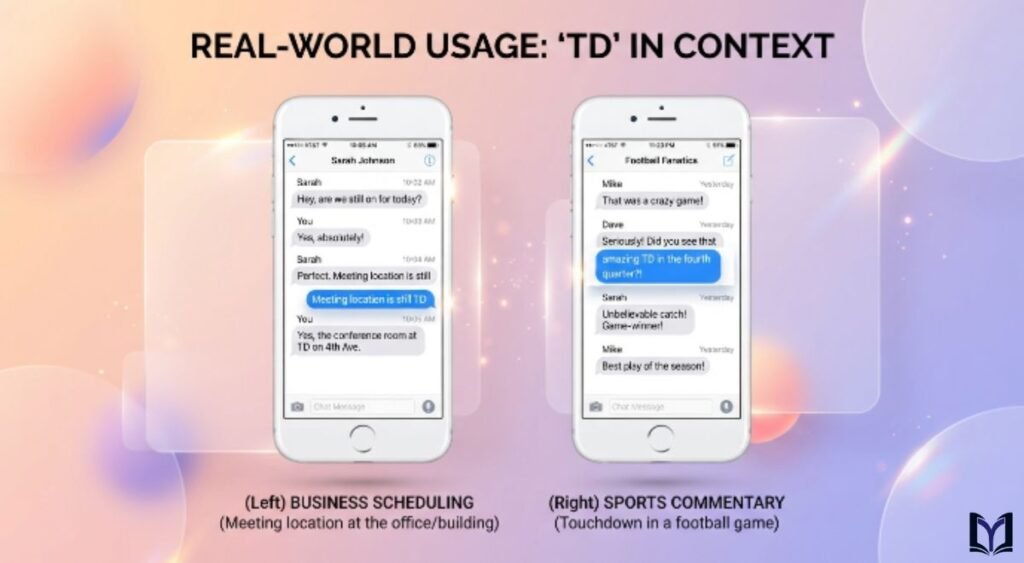 Real-Life Examples of TD in Text Messages