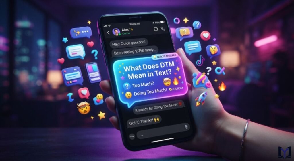 What Does DTM Mean in Text?