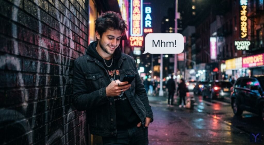 What Does MHM Mean From a Guy?