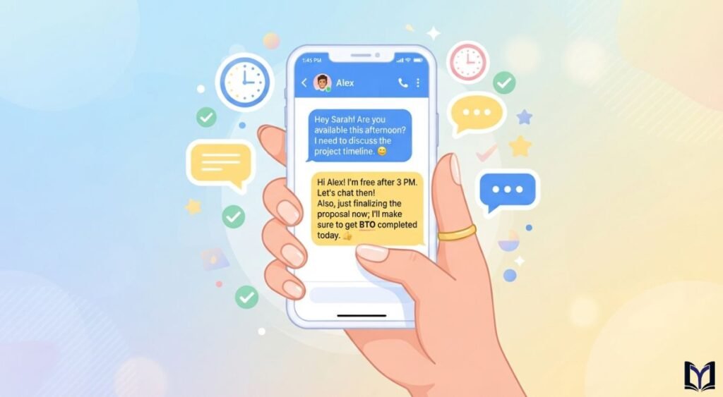 When Should You Use BTO in a Text?