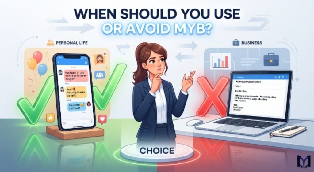 When Should You Use or Avoid MYB?
