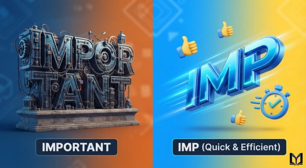 Why Do People Use IMP Instead of “Important”?
