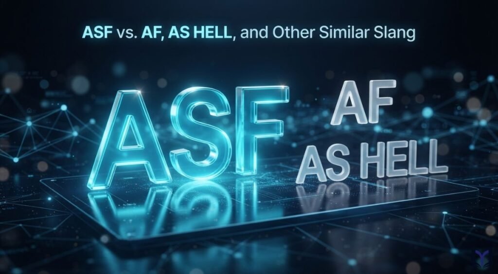 ASF vs. AF, AS HELL, and Other Similar Slang