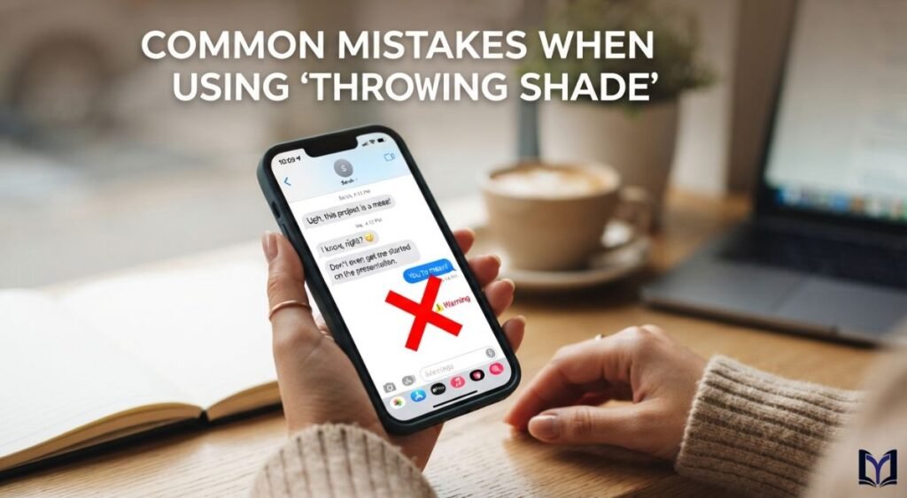 Common Mistakes When Using “Throwing Shade”