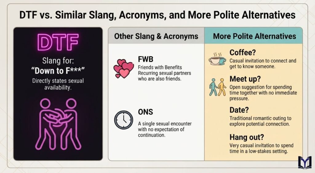 DTF vs. Similar Slang, Acronyms, and More Polite Alternatives