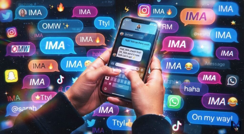 How Is IMA Used in Text Messages and Social Media?