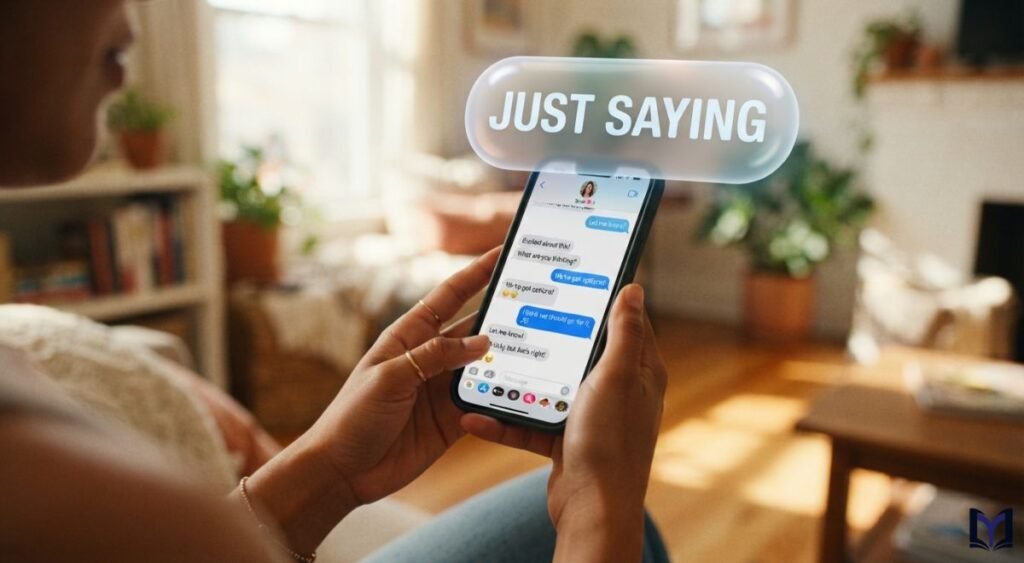 How Is JS Used in Real Text Conversations?