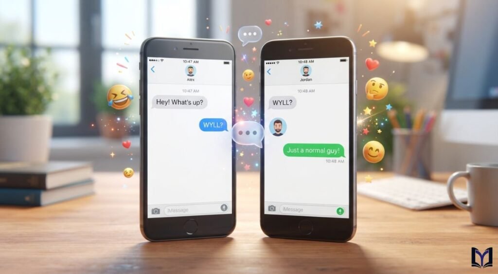 How Is WYLL Used in Text Conversations?