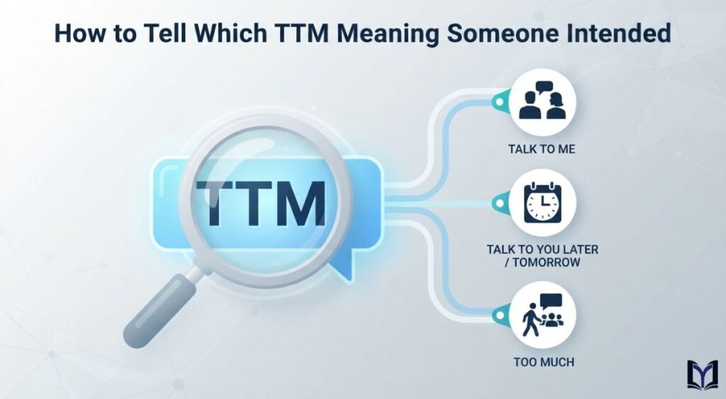 How to Tell Which TTM Meaning Someone Intended