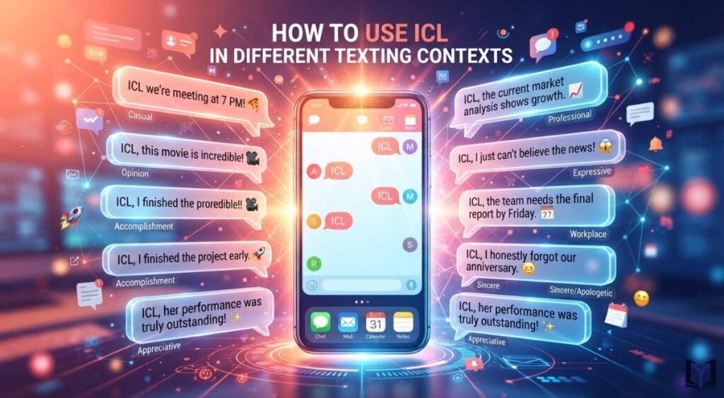 How to Use ICL in Different Texting Contexts