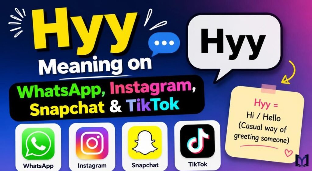 Hyy Meaning on WhatsApp, Instagram, Snapchat & TikTok