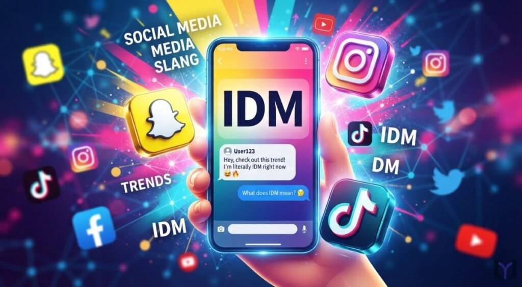 IDM Meaning on Snapchat, Instagram, TikTok, and Social Media
