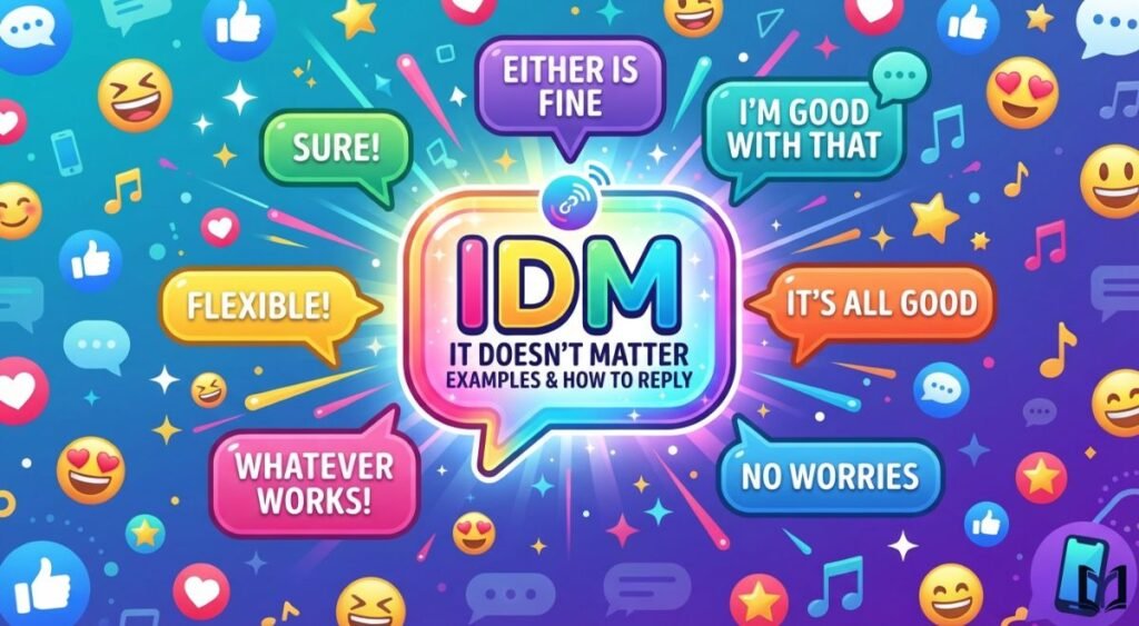 IDM Texting Examples and How to Reply