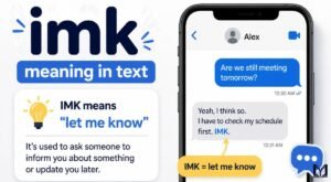 IMK Meaning in Text