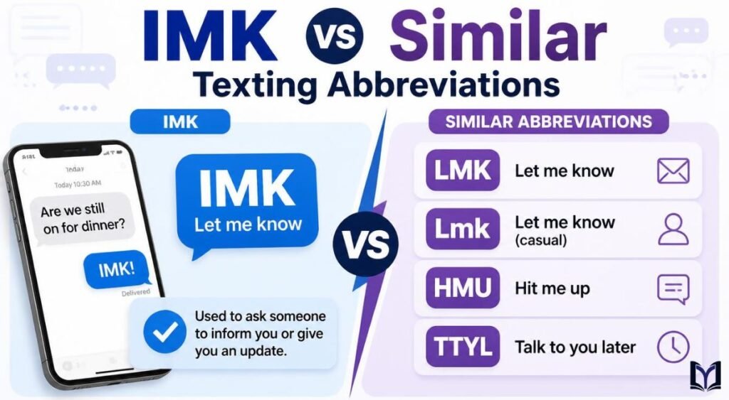 IMK vs Similar Texting Abbreviations