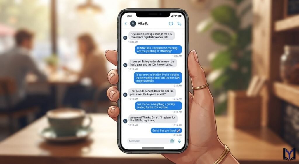 ION Meaning in Real Text Conversations: Examples