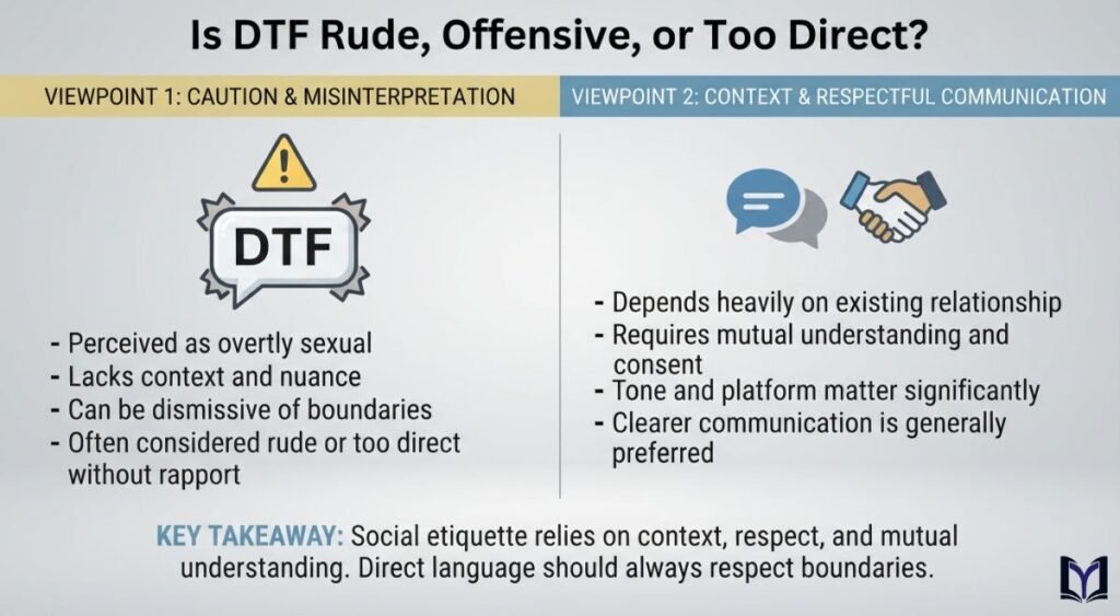 Is DTF Rude, Offensive, or Too Direct?