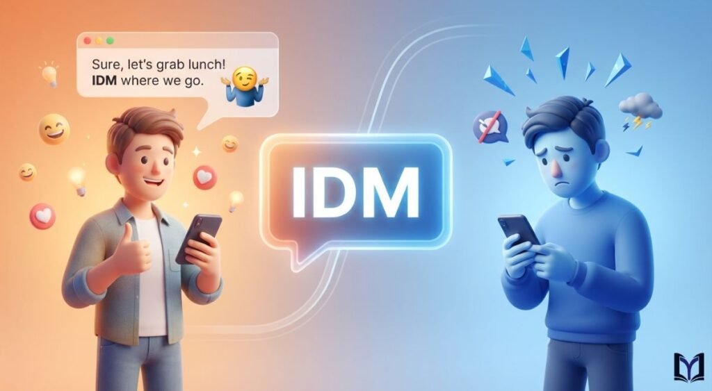 Is IDM Rude, Dry, or Dismissive in Text?