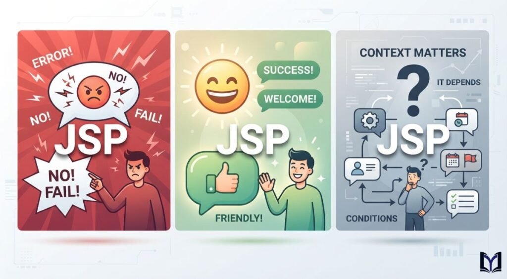 Is JSP Rude, Friendly, or Context-Dependent?