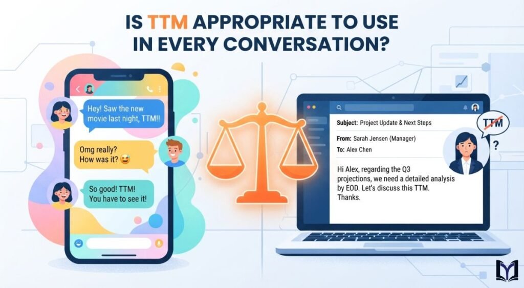 Is TTM Appropriate to Use in Every Conversation?