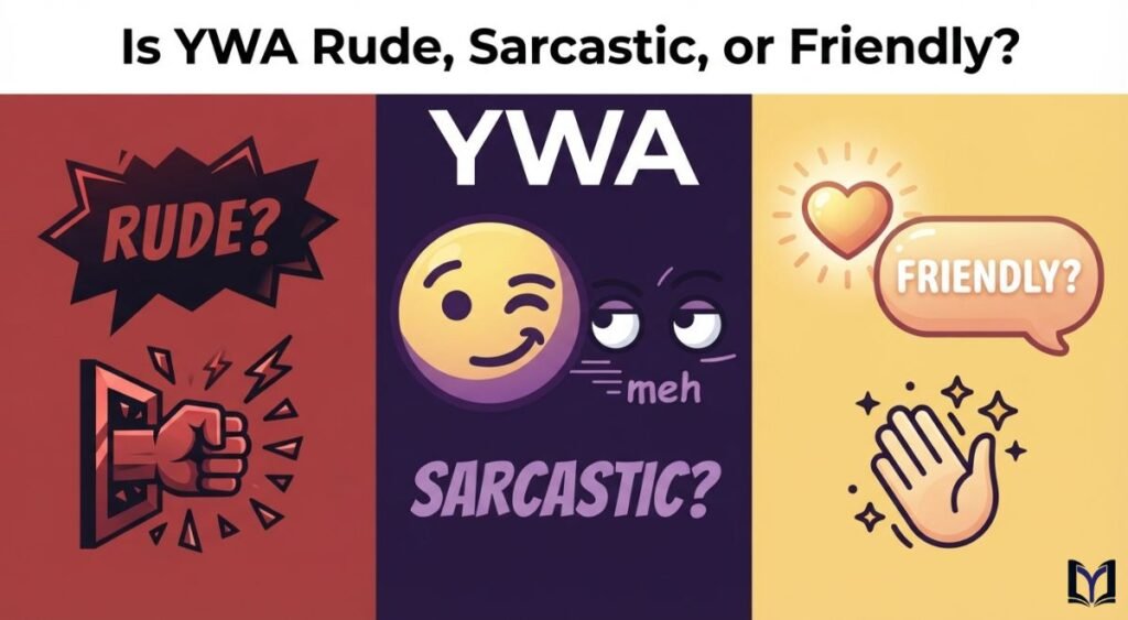 Is YWA Rude, Sarcastic, or Friendly?