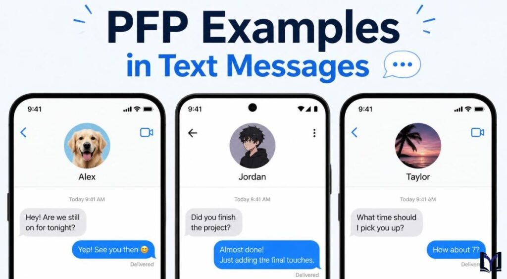 PFP Examples in Text Messages