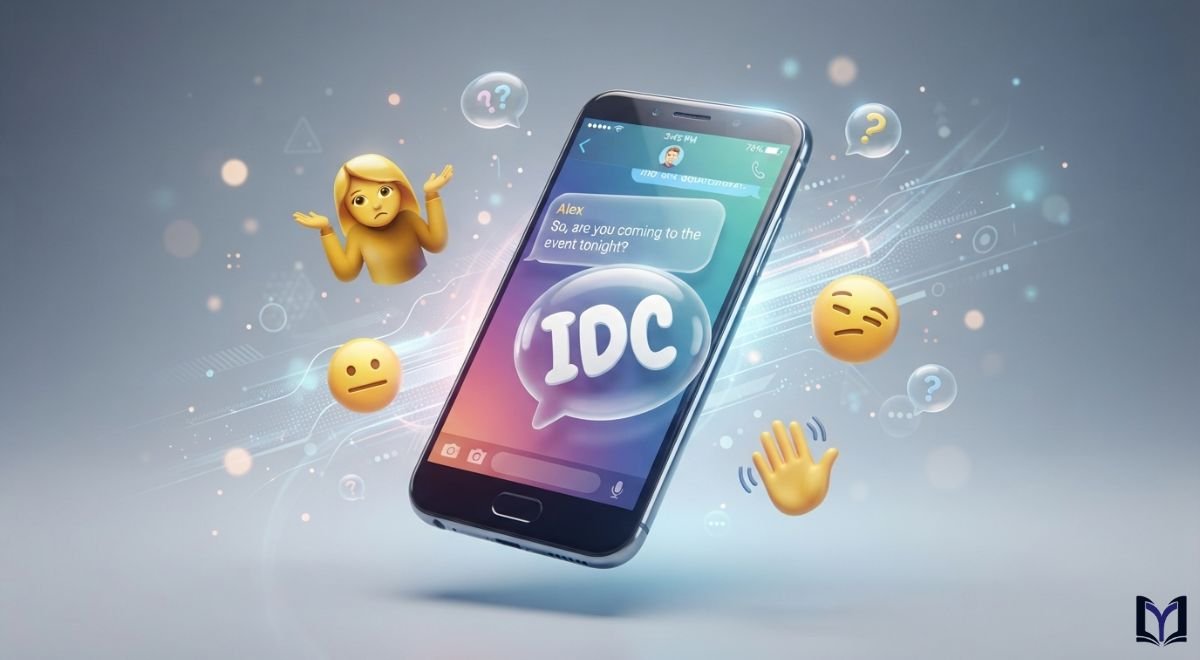 What Does IDC Mean in Text