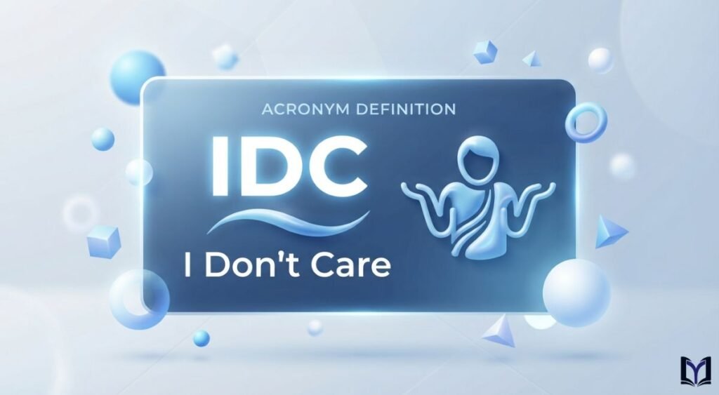 What Does IDC Stand For?