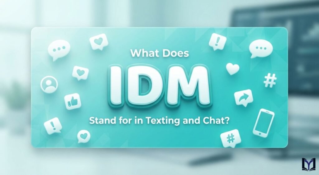 What Does IDM Stand for in Texting and Chat?