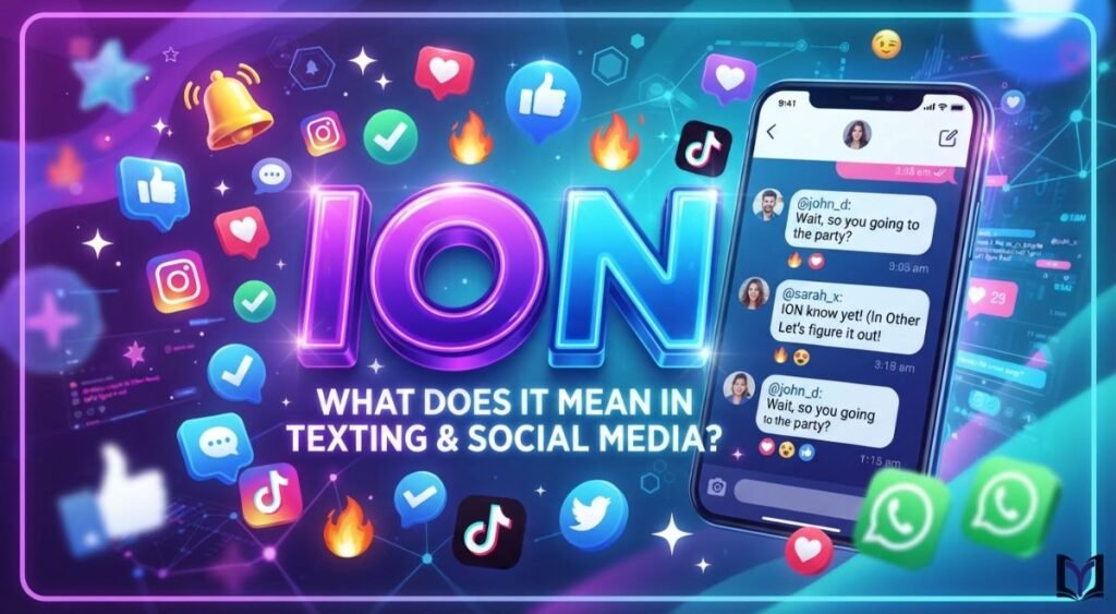 What Does ION Mean in Texting and Social Media?