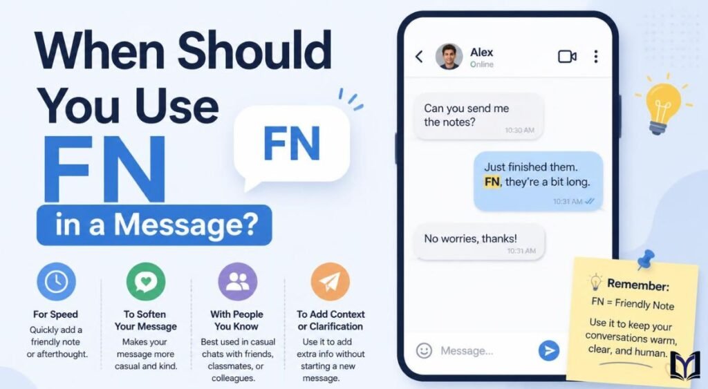 When Should You Use FN in a Message?