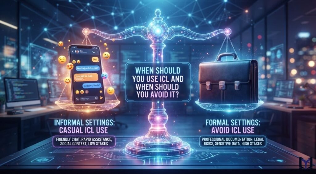 When Should You Use ICL and When Should You Avoid It?