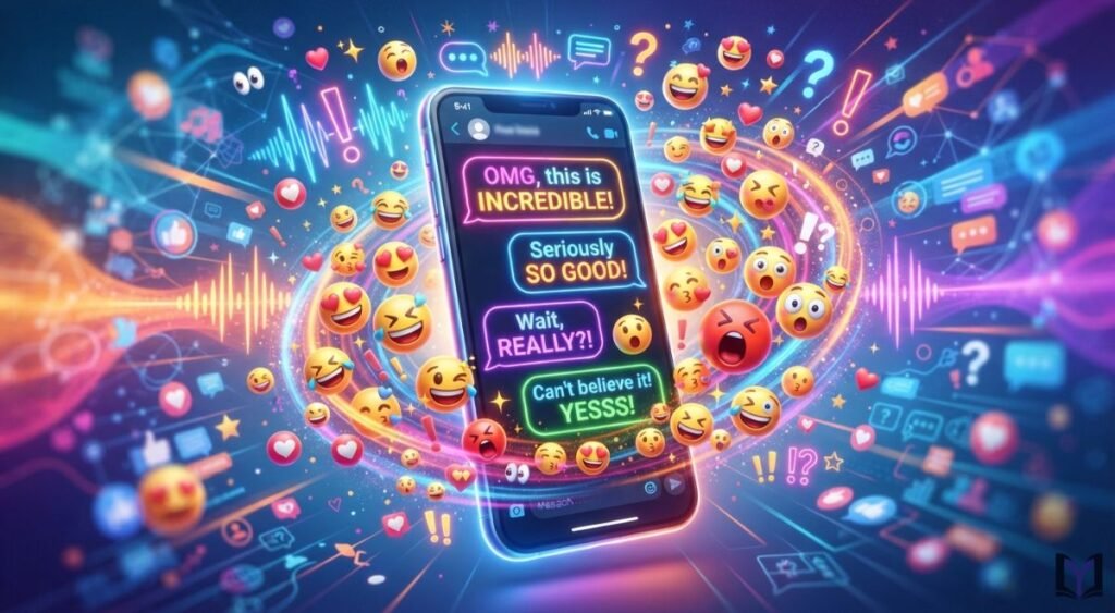 Why Do People Emphasize Text in Chats and Social Media?