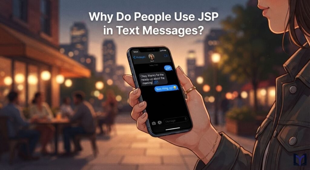 Why Do People Use JSP in Text Messages?