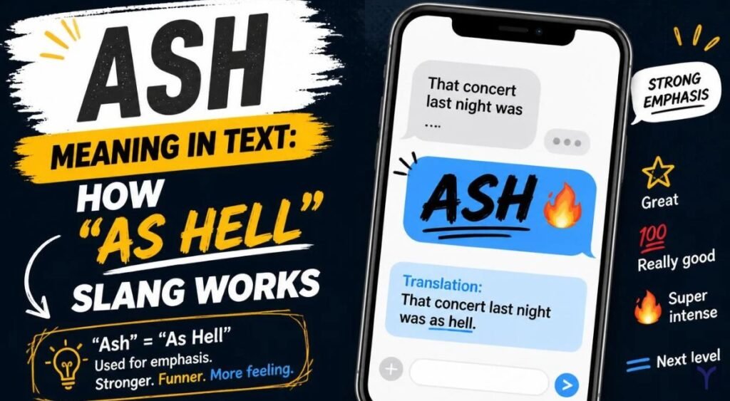 Ash Meaning in Text: How "As Hell" Slang Works
