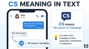CS Meaning in Text