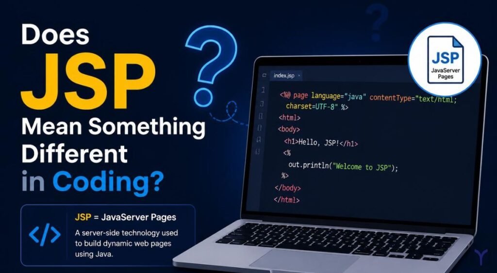 Does JSP Mean Something Different in Coding?