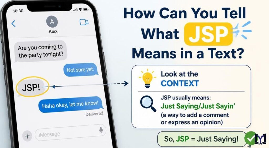 How Can You Tell What JSP Means in a Text?