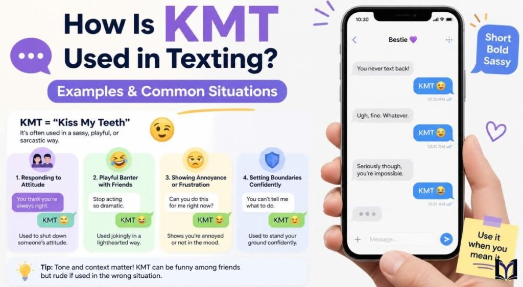 How Is KMT Used in Texting? Examples & Common Situations