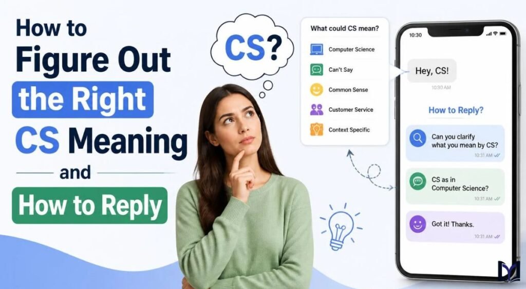 How to Figure Out the Right CS Meaning and How to Reply