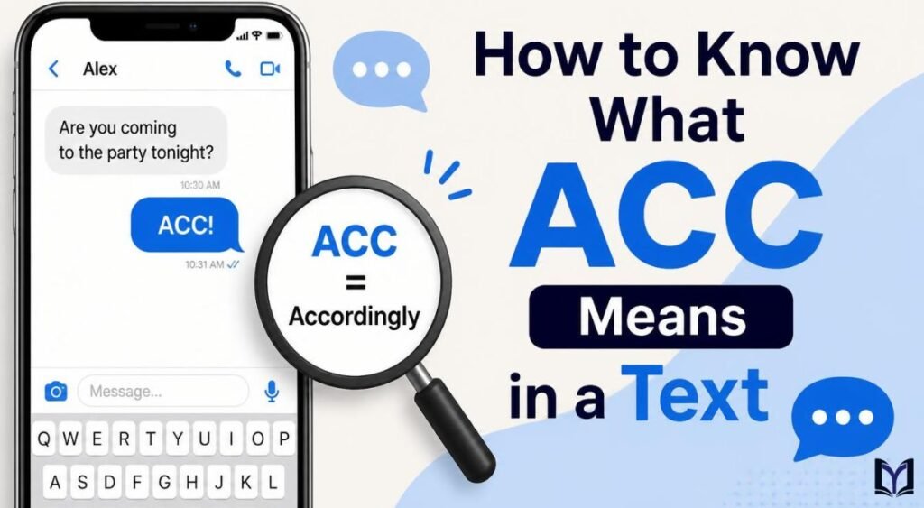 How to Know What ACC Means in a Text
