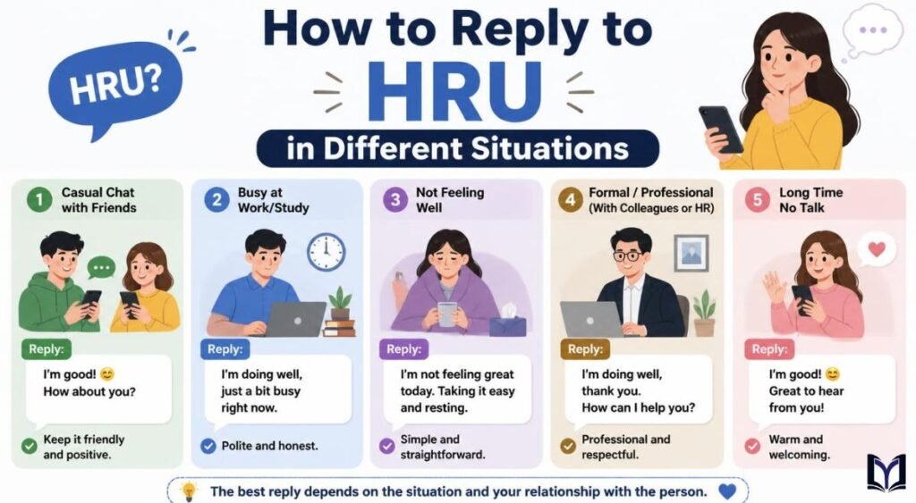 How to Reply to HRU in Different Situations