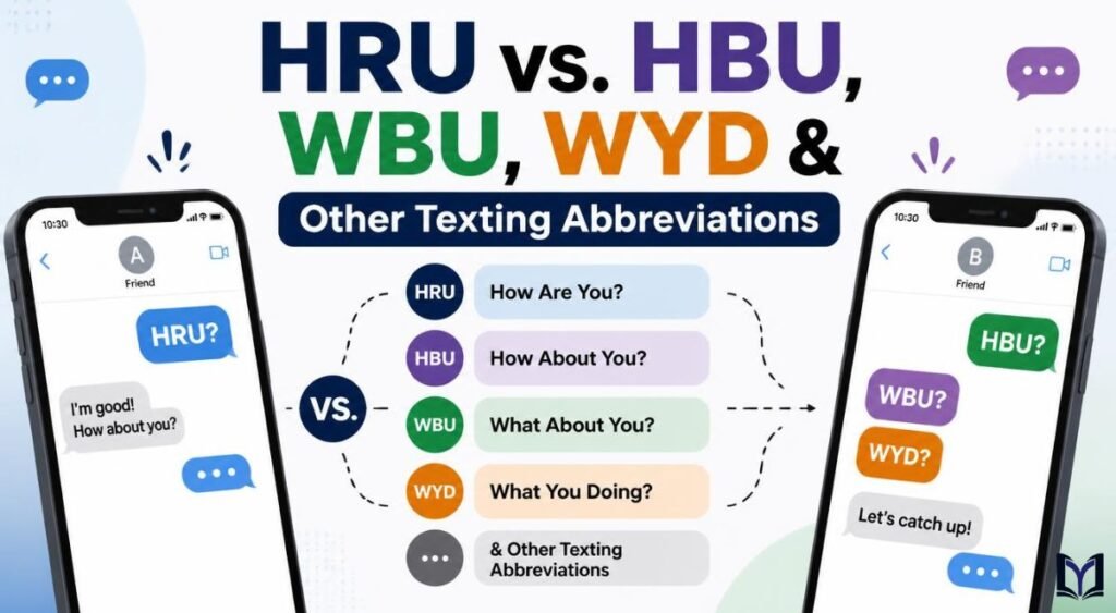 HRU vs. HBU, WBU, WYD & Other Texting Abbreviations