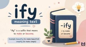 Ify Meaning Text