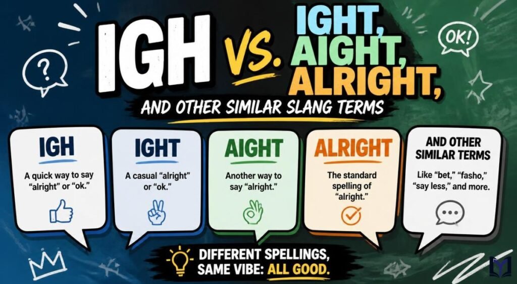 IGH vs. Ight, Aight, Alright, and Other Similar Slang Terms